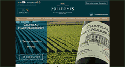Desktop Screenshot of millesimes.com
