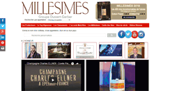 Desktop Screenshot of millesimes.fr